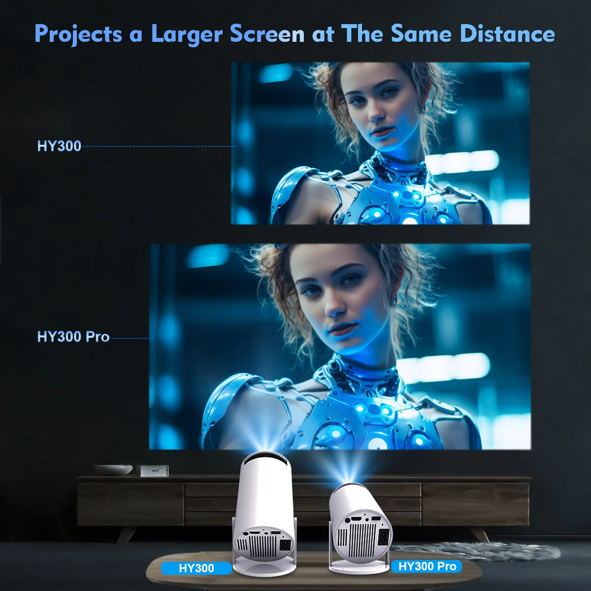 CineTech Hub™ Magcubic 4K Projector Android 11